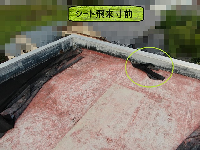 甲府市　シート防水工事